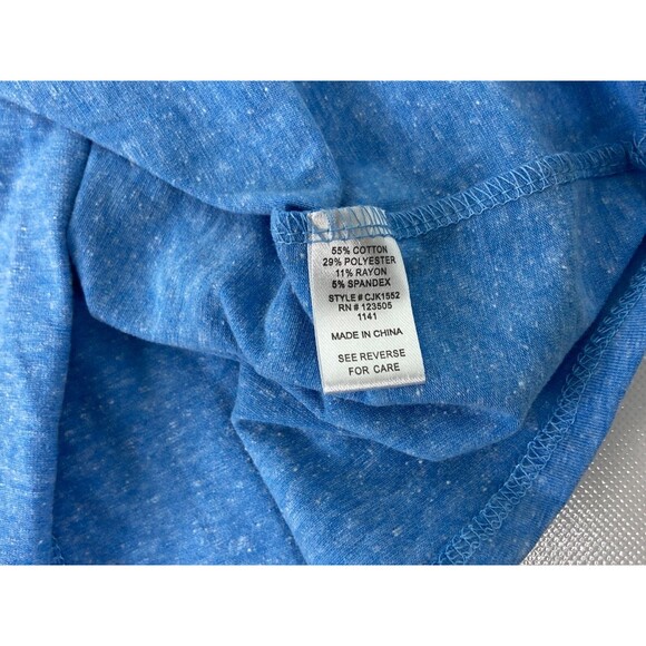 Culture Code Women Medium Blue Blouse Sleeveless Twist Strap Back NWT - Picture 8 of 8